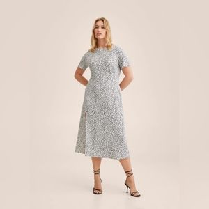 NWT- MANGO - VERY STRETCHY midi dress- size XL